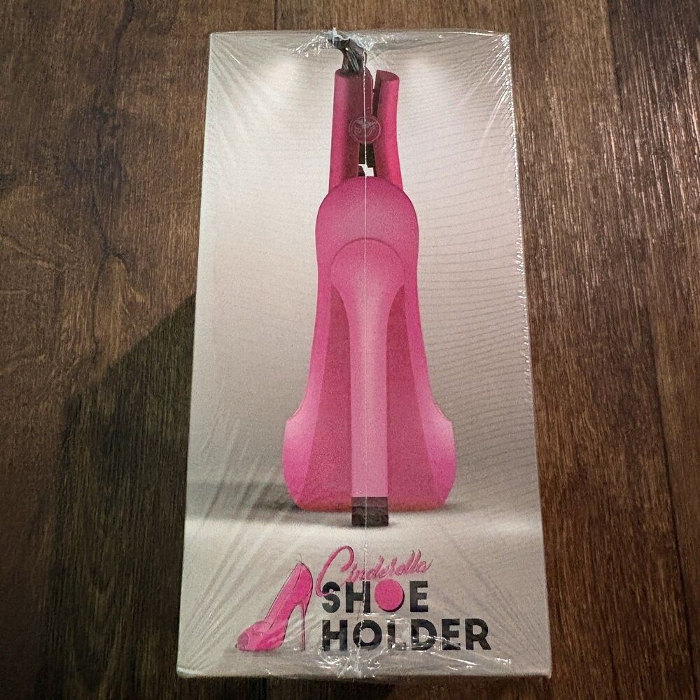 Royale Cinderella Shoe Holder Hot Pink Flat Iron Curling Iron Holder NEW Sealed - Picture 4 of 5